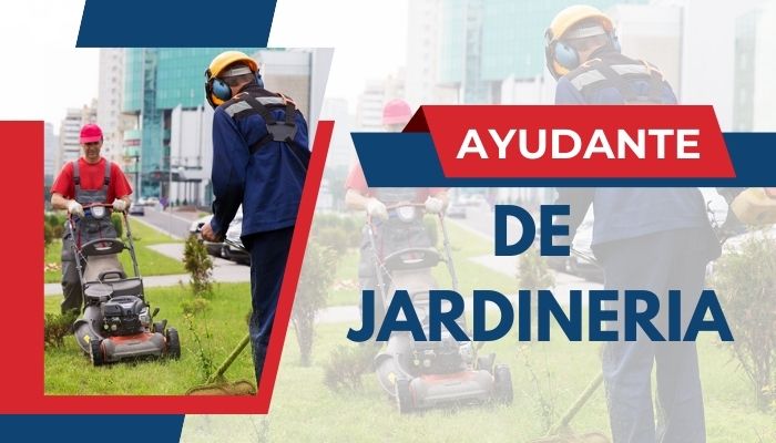Ayudante de jardinería